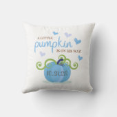 Cute Little Pumpkin Baby Shower Napkins Kussen (Achterkant)