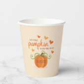Cute Little Pumpkin-Baby shower Papieren Bekers (Voorkant)