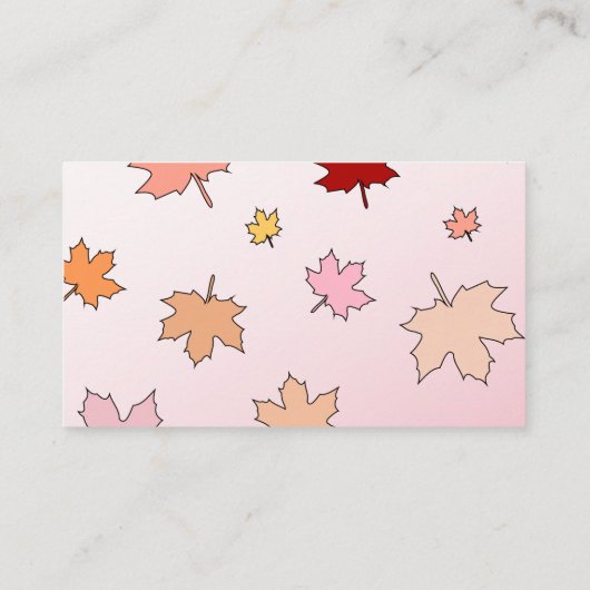 Cute Little Pumpkin op haar weg naar Pink Diaper R Informatiekaartje (Achterkant)