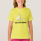 Cute Little Rabbits Kind T-shirt (Voorkant)