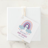 Cute Little Rainbow-Baby shower Bedankjes Labels (In situ)