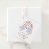 Cute Little Rainbow-Baby shower Bedankjes Labels (In situ)
