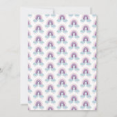 Cute Little Rainbow-Baby shower Kaart (Achterkant)