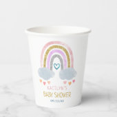 Cute Little Rainbow-Baby shower Papieren Bekers (Voorkant)