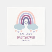 Cute Little Rainbow-Baby shower Servet (Voorkant)