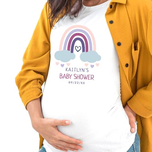 Cute Little Rainbow-Baby shower T-shirt