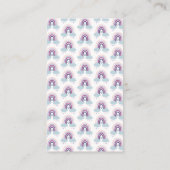 Cute Little Rainbow Diaper Raffle Enclosure Kaart (Achterkant)