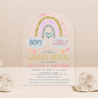 Cute Little Rainbow Gender Reopenbaart Party