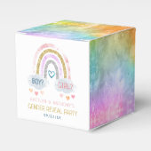 Cute Little Rainbow Gender Reopenbaart Party Bedankdoosjes (Voorkant Zijde)