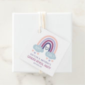 Cute Little Rainbow Gender Reopenbaart Party Bedankjes Labels (In situ)
