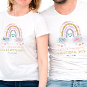 Cute Little Rainbow Gender Reopenbaart Party T-shirt