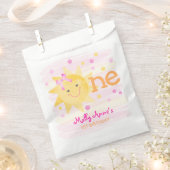 Cute Little Ray of Sunshine 1st Birthday Bedankzakje (Geknipt)