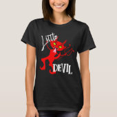 Cute Little Red Devil Funny Graphic T-shirt (Voorkant)