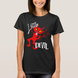 Cute Little Red Devil Funny Graphic T-shirt