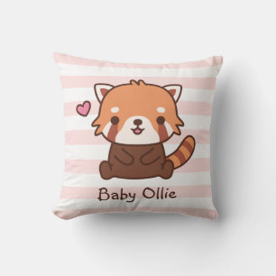 Cute Little Red Panda Baby Nursery Room Decor Kussen
