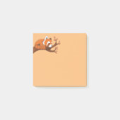 Cute Little Red Panda Post-it® Notes (Voorkant)