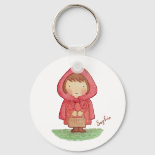 Cute Little Red Riding Hood Storybook Magnet Sleutelhanger