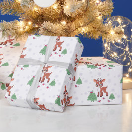 Cute Little Reindeer Cadeaupapier