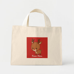 Cute Little Reindeer Mini Tote Bag
