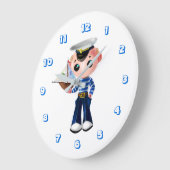 Cute Little Sailor Grote Klok (Hoek)
