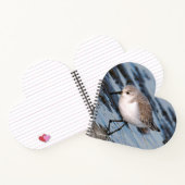 Cute Little Sanderling at the Beach Notitieboek (Binnen)