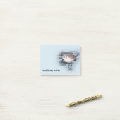 Cute Little Sanderling at the Beach Post-it® Notes (Op bureau)