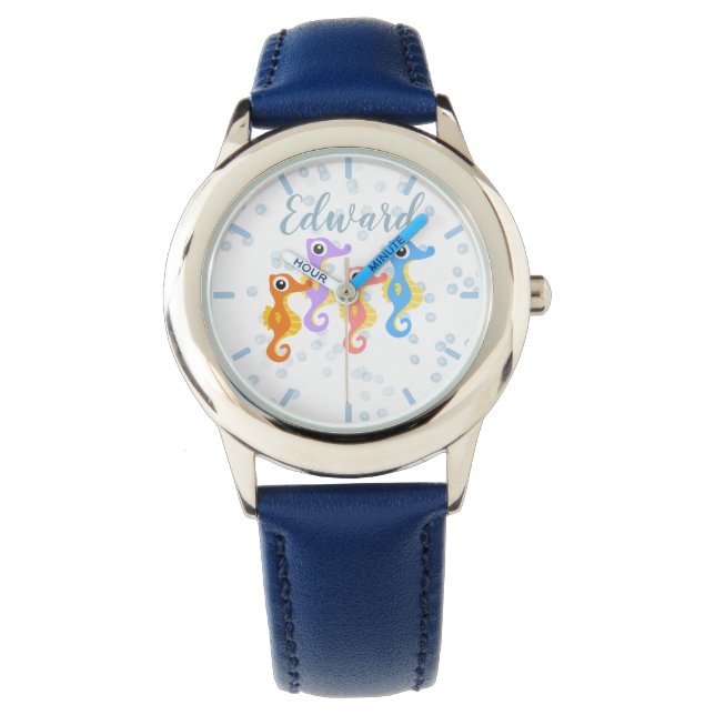 Cute Little Seapaarden Horloge (Voorkant)