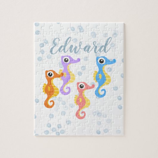 Cute Little Seapaarden Legpuzzel (Verticaal)