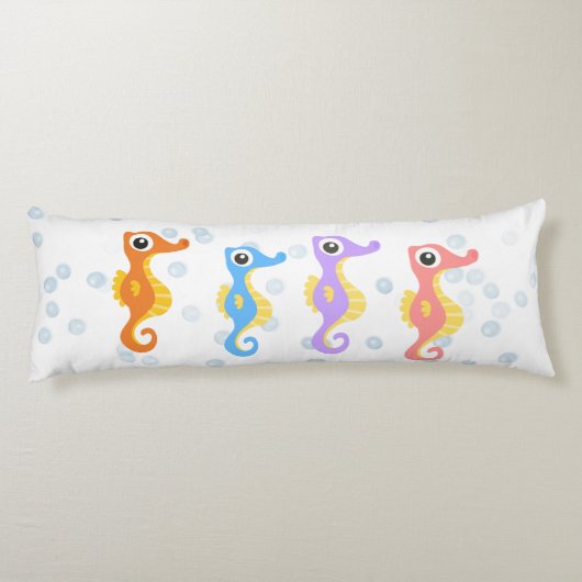 Cute Little Seapaarden Lichaamskussen (Achterkant)