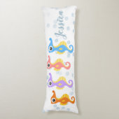 Cute Little Seapaarden Lichaamskussen (Voorkant Verticaal)