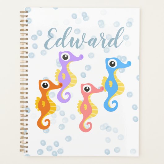 Cute Little Seapaarden Planner (Voorkant)