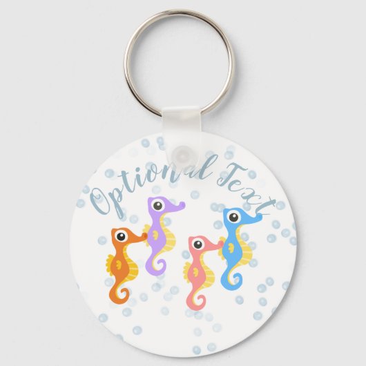 Cute Little Seapaarden Sleutelhanger (Voorkant)