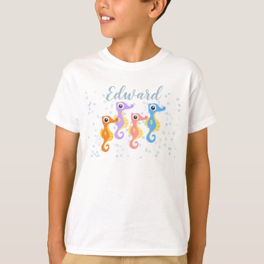 Cute Little Seapaarden T-shirt (Voorkant)