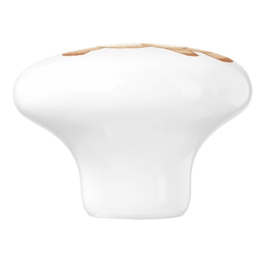 Cute Little Sheep Keramische Knop (Zijkant)