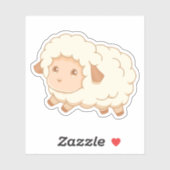 Cute Little Sheep Sticker (Vel)