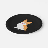 Cute Little Smiling Corgi Puppy Papieren Bordje (Gekanteld)