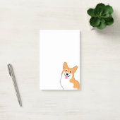 Cute Little Smiling Pembroke Welsh Corgi Puppy Post-it® Notes (Kantoor)