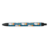 Cute little snowman Gift Ideas Zwarte Inkt Pen (Voorkant)