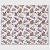 Cute Little Spooky Halloween Cadeaupapier (Vlak)