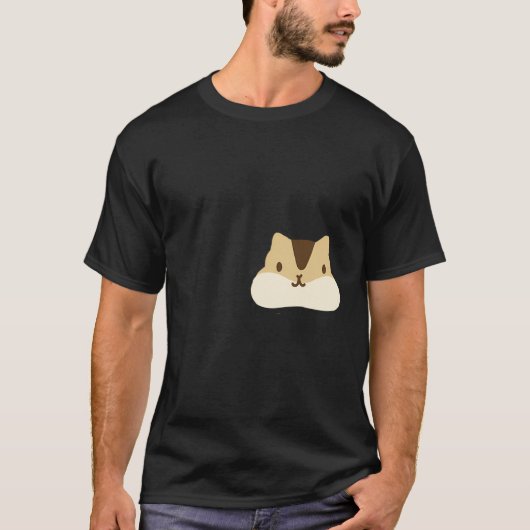 Cute Little Squirrel Chipmunk Face Graphic T-shirt (Voorkant)