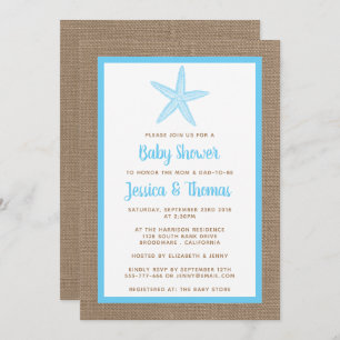 Cute Little Starfish Baby shower   Alle kleuren Kaart