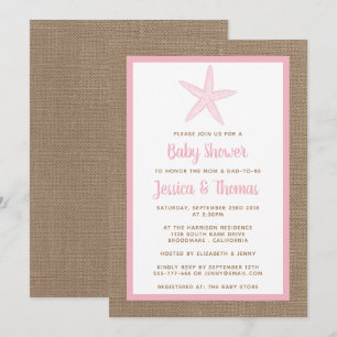 Cute Little Starfish Baby shower   Alle kleuren Kaart