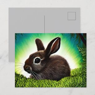 Cute Little Storybook Bunny Briefkaart