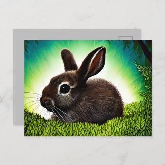 Cute Little Storybook Bunny Briefkaart