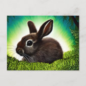 Cute Little Storybook Bunny Briefkaart (Voorkant)