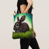 Cute Little Storybook Bunny Tote Bag (Dichtbij)