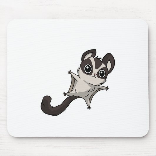 Cute Little Sugar Glider Animal Gift Muismat (Voorkant)
