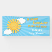 Cute Little Sunshine Baby shower Welcome Banner (Horizontaal)