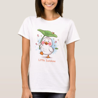 Cute Little Sunshine Eend Cartoon T-Shirt | Kawaii