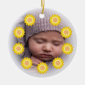 Cute Little Sunshine Photo Ceramic Ornament (Voorkant)